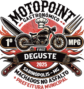 Logomarca 1º Moto Point Gastronômico de Sabinópolis